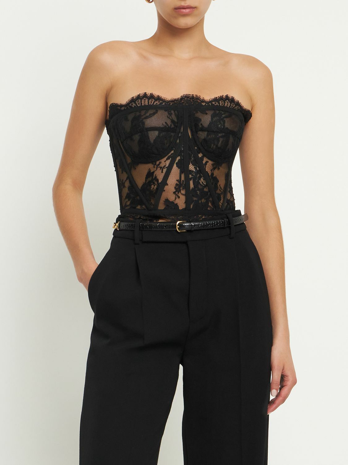 DOLCE & GABBANA - Lace Corset Top Dolce & Gabbana