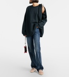 Area Embellished cotton jersey T-shirt