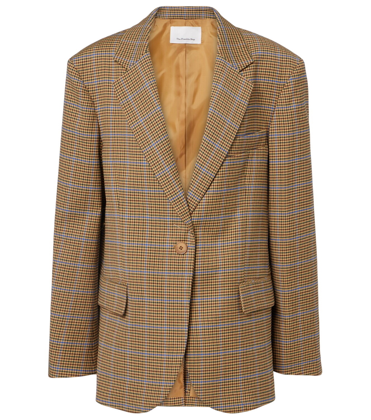 The Frankie Shop Aiden pinstripe twill blazer The Frankie Shop