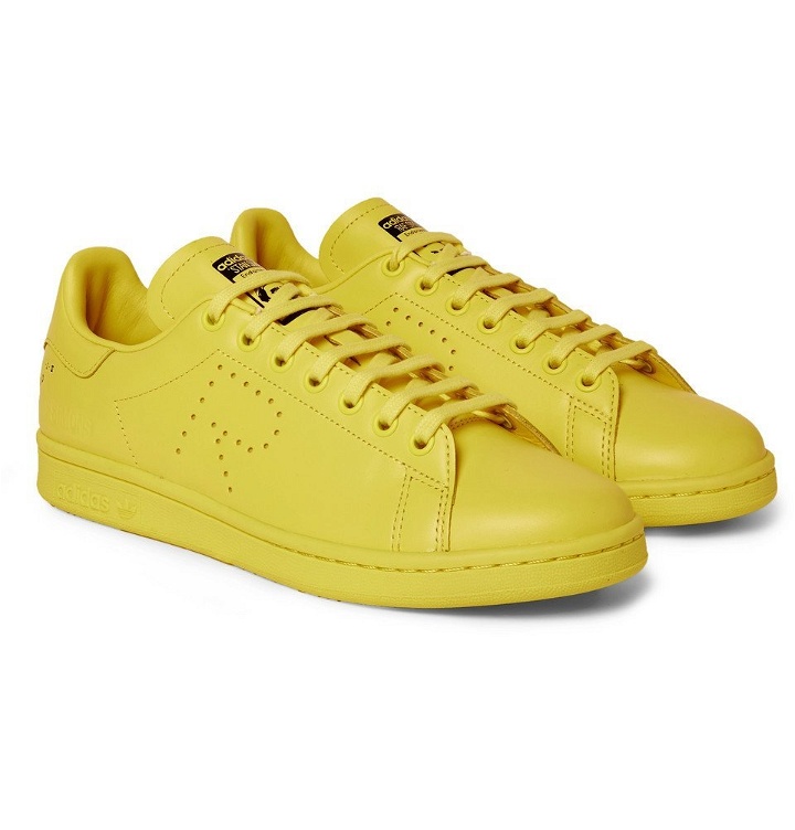 Photo: Raf Simons - adidas Originals Stan Smith Leather Sneakers - Men - Yellow