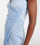 Versace Medusa '95 ruched jersey minidress