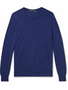 Incotex - Virgin Wool and Cashmere-Blend Sweater - Blue