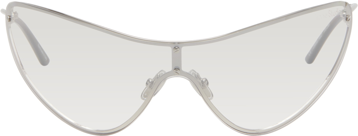 Acne Studios Silver Metal Frame Sunglasses