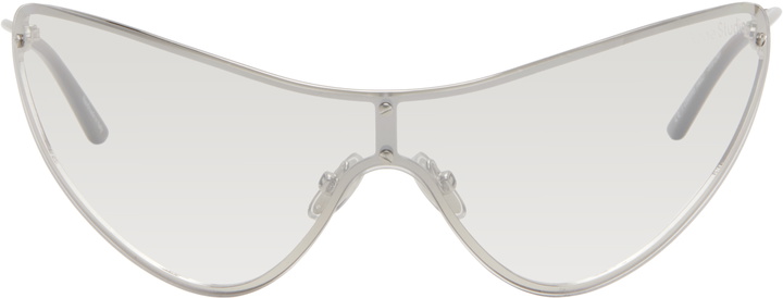 Photo: Acne Studios Silver Metal Frame Sunglasses