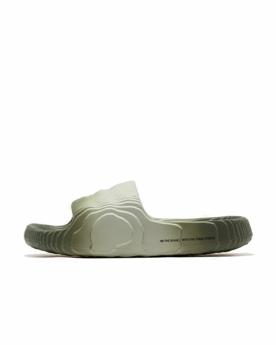 Photo: Adidas Adilette 22 Green - Mens - Sandals & Slides