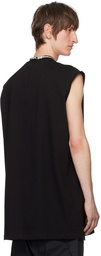 Rick Owens Black Splintered Tarp T-Shirt