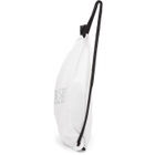 Gosha Rubchinskiy White adidas Originals Edition Drawstring Gymsack Backpack