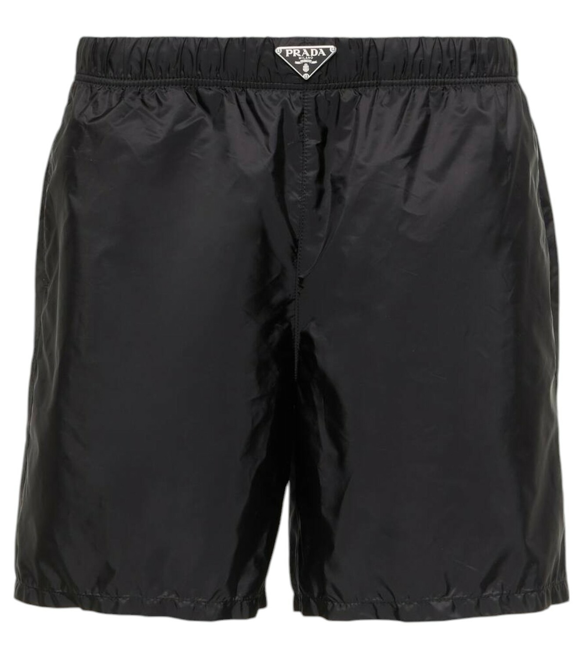 ★PRADA★ プラダ 快適な Re-Nylon High-Rise Shorts Re-Nylon high-rise shorts in black - Prada | Mytheresa
