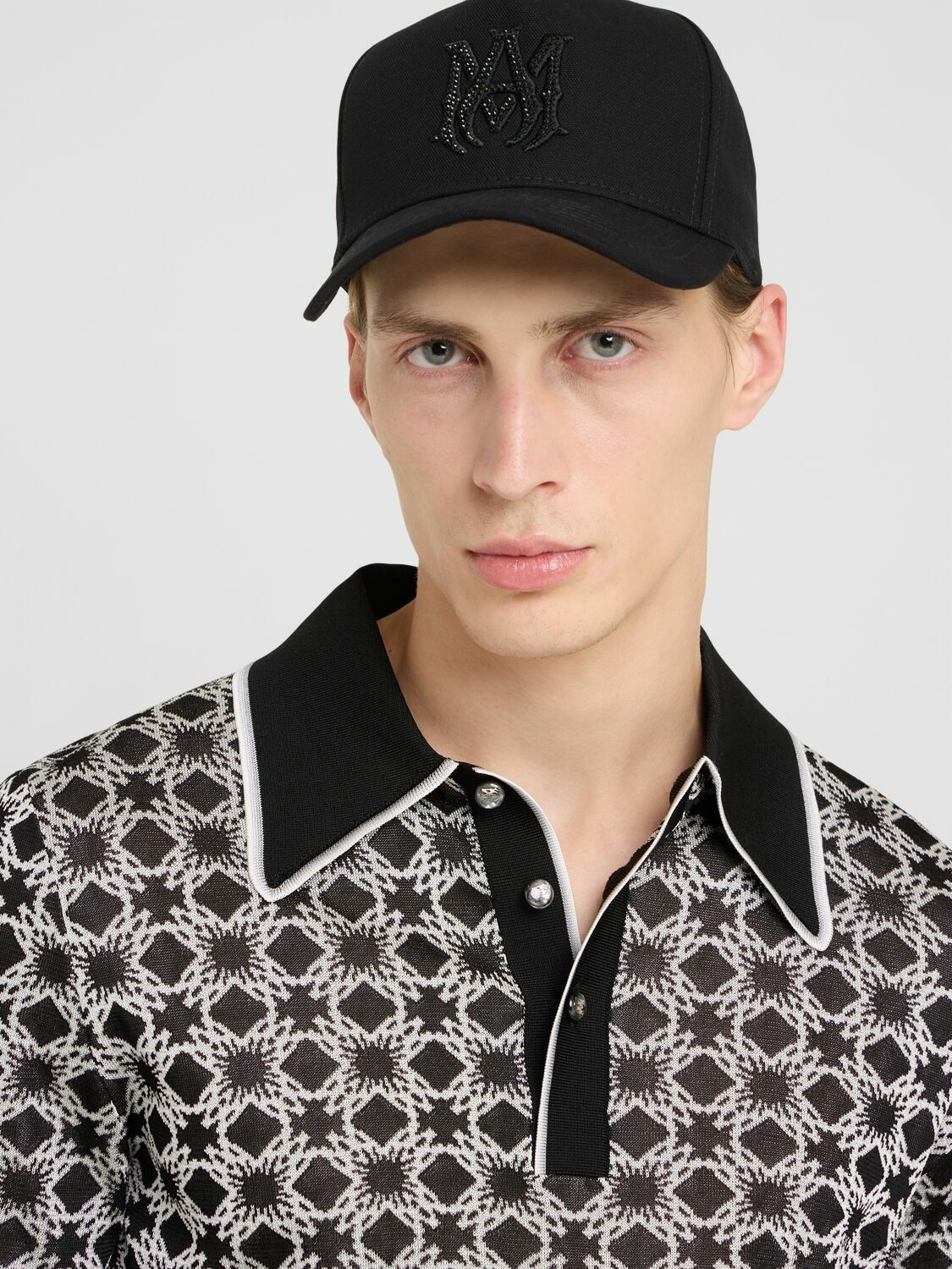 AMIRI Crystal Ma Full Canvas Cap ショッパー付き CRYSTAL MA FULL CANVAS- Black/Black | Parallel