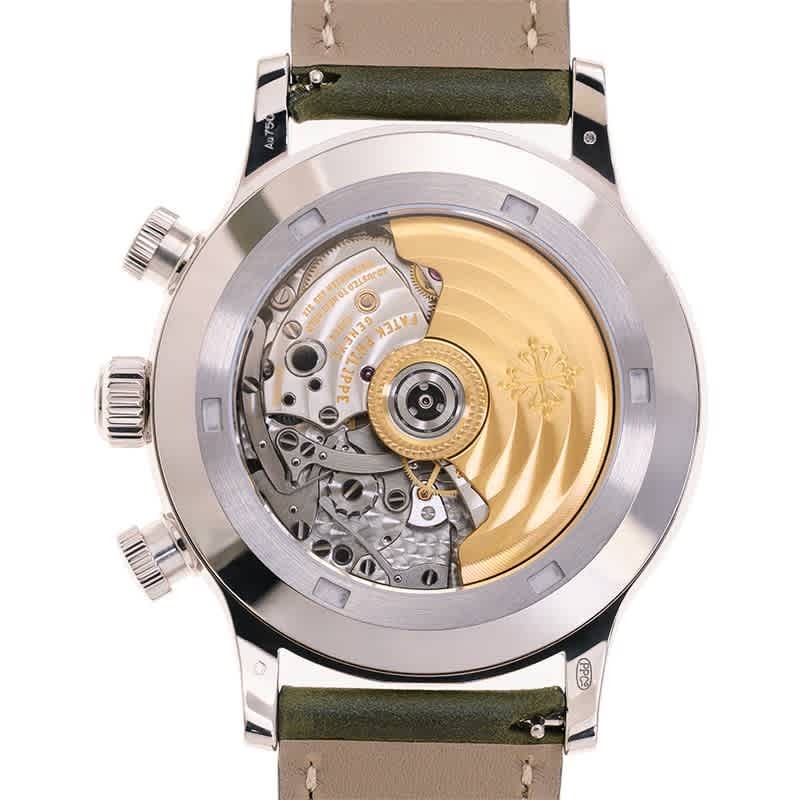 Patek Philippe Complications Calatrava Pilot Travel Time Chronograph Automatic Watch 5924G-010