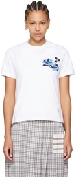 Thom Browne White Rose T-Shirt