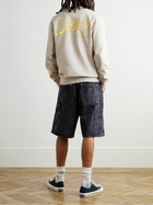 Carhartt WIP - Greatest Flicks Logo-Print Cotton-Jersey Sweatshirt - Neutrals