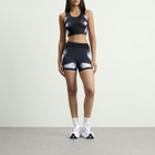 SOAR Women's Crop Vest in Black/White Kaleidoscope