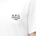 A.P.C. Men's Raymond Embroidered Logo T-Shirt in White