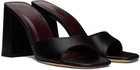 Staud Black Sloane Leather Heeled Sandals