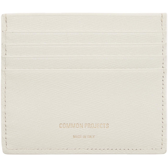 Photo: Common Projects White Large Card Holder