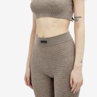 Fear of God ESSENTIALS Women's Waffle Leggings in Heather Gray