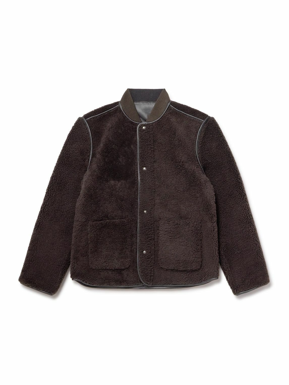 Mr P. - Reversible Shearling Jacket - Black