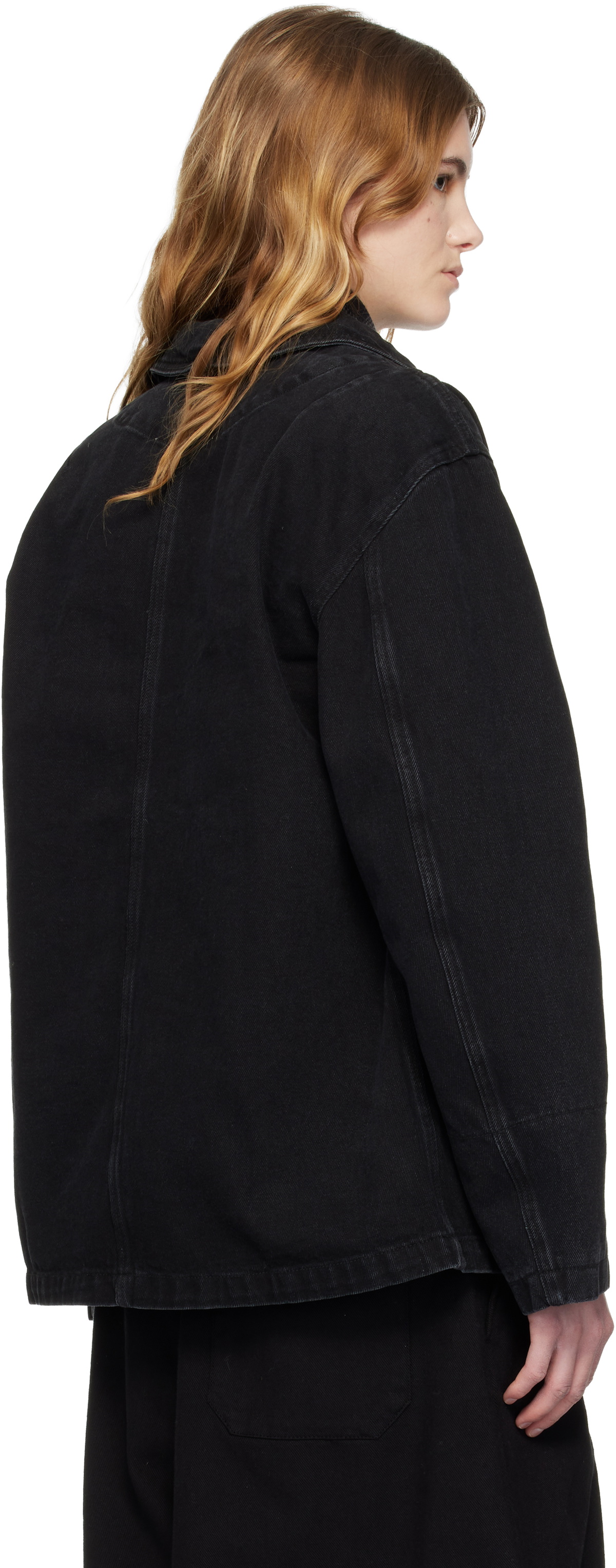 YMC Black Construction Denim Chore Jacket