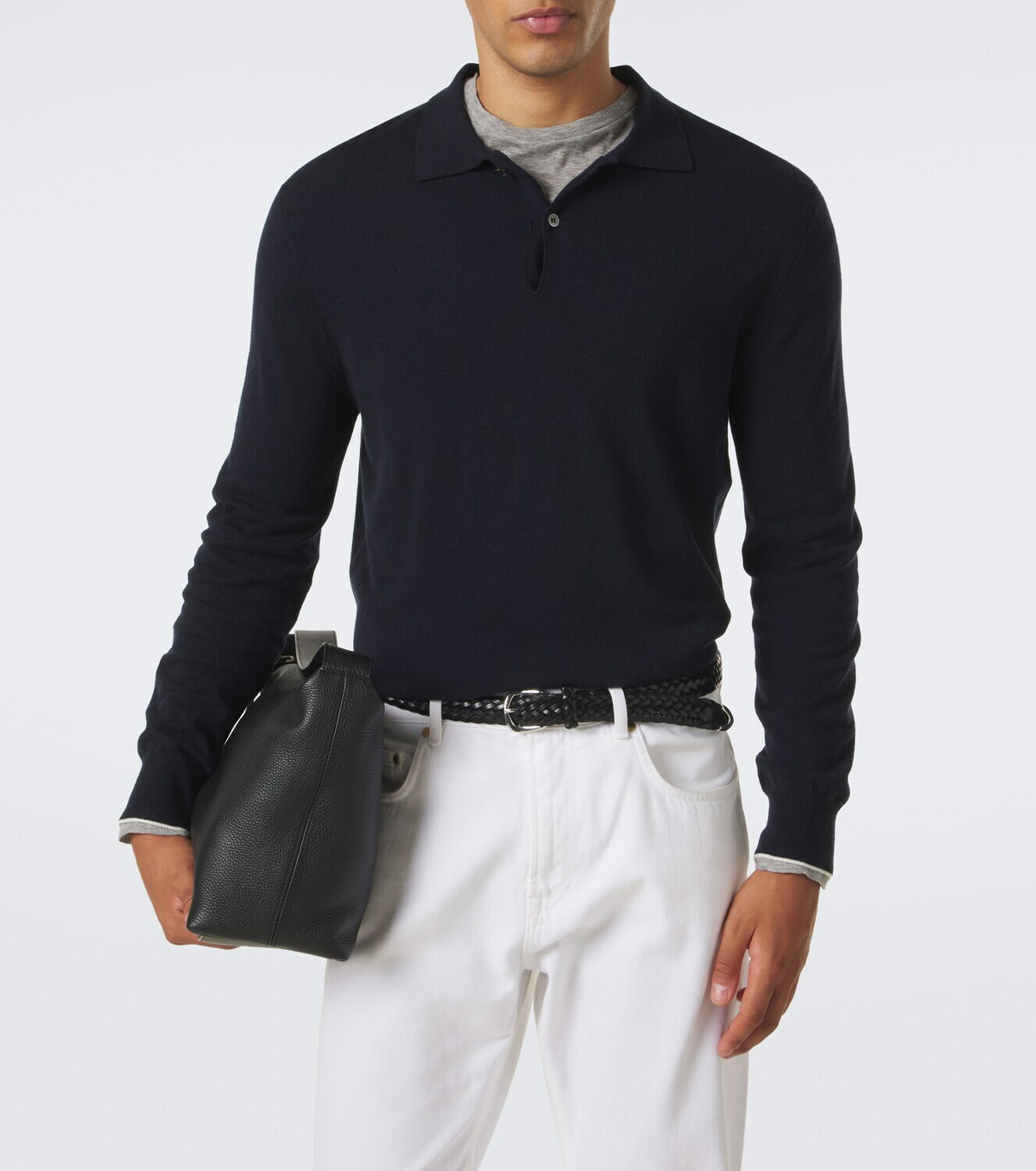 Arch4 Mr Swansea cashmere polo sweater