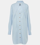 Vivienne Westwood Heart cutout cotton shirt dress