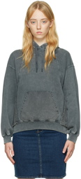 See by Chloé Black Paneled Hoodie