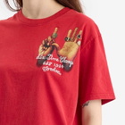 Air Jordan Women's W Graphic 6 Ring T-Shirt in Varsity Red