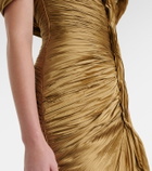 Marmar Halim Off-shoulder bustier gown