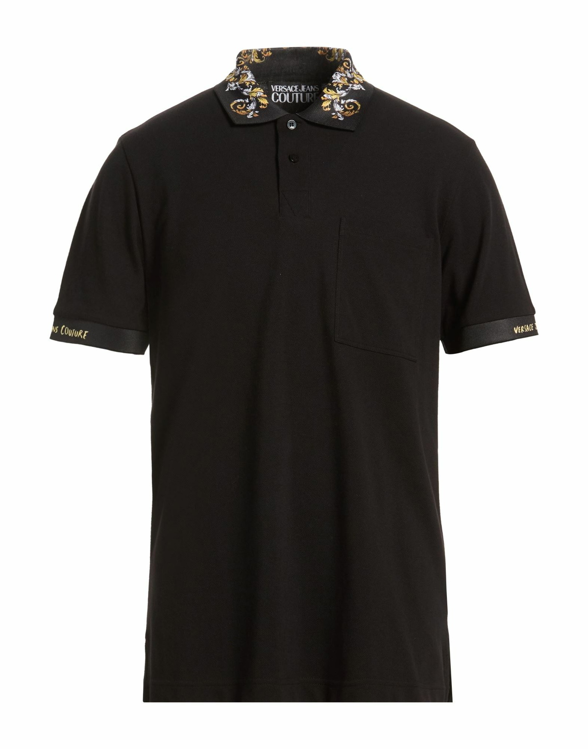 Versace Jeans Couture Mens Polo shirt in Black