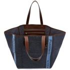 JW Anderson Navy Logo Belt Tote