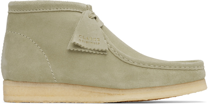 Photo: Clarks Originals Beige Wallabee Desert Boots