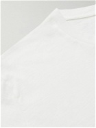 Hartford - Pocket Cotton-Jersey T-Shirt - White