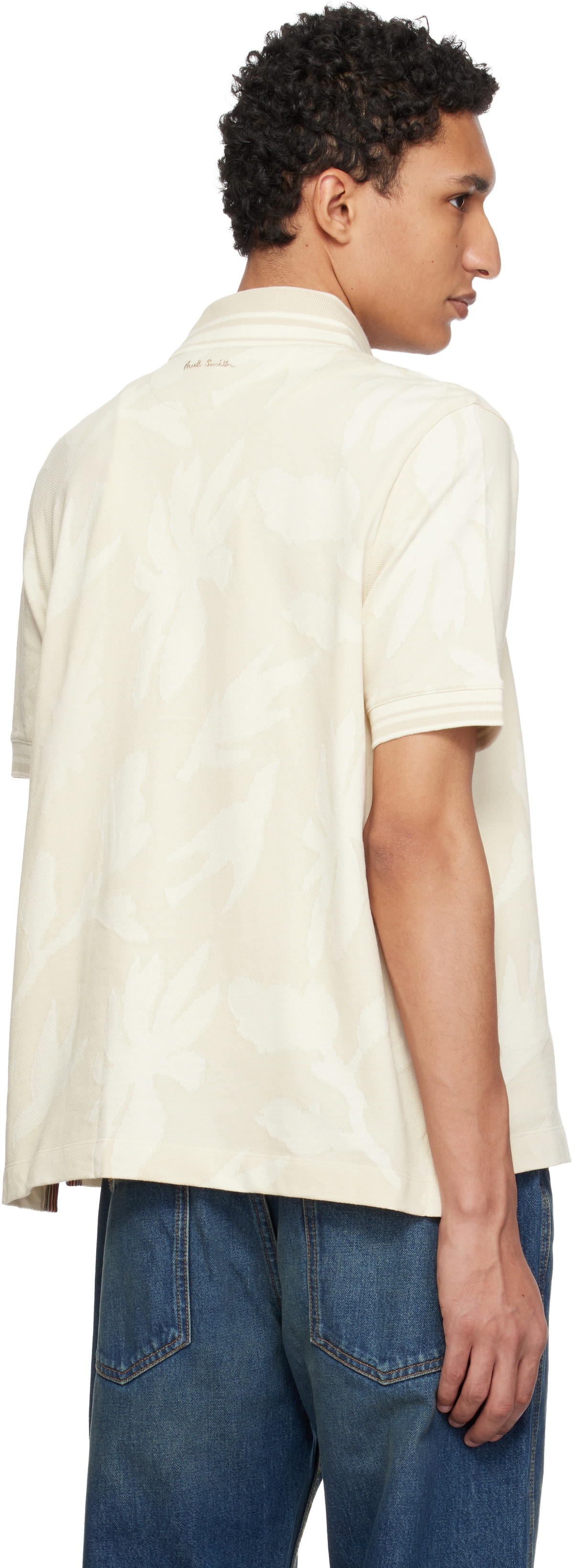 Paul Smith Beige Jacquard Shirt