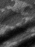 CELINE - Triomphe Fringed Monogrammed Jacquard-Knit Cashmere Scarf