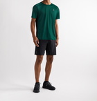 On - Performance-T Stretch-Jersey and Mesh T-Shirt - Green