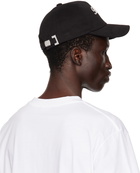 Balmain Black Signature Embroidery Cap