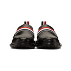 Thom Browne Black Tricolor Band Loafers