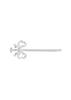 Vivienne Westwood Bow Crystal-embellished Hair Clip - Silver - One Size