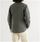 OFFICINE GÉNÉRALE - Lipp Slim-Fit Pigment-Dyed Cotton Shirt - Green