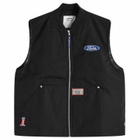 Deva States Men's Faith Work Vest in Black