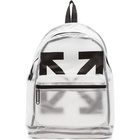 Off-White White and Black Arrows PVC Backpack