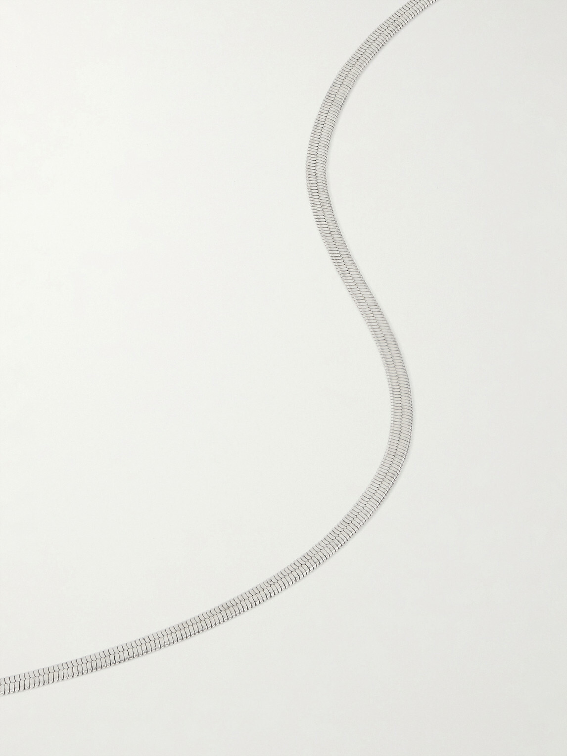 SAINT LAURENT - Silver-Tone Chain Necklace - Silver
