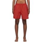 Stussy Red Stock Water Swim Shorts