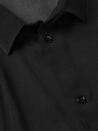 SAINT LAURENT - Silk-Chiffon Shirt - Black