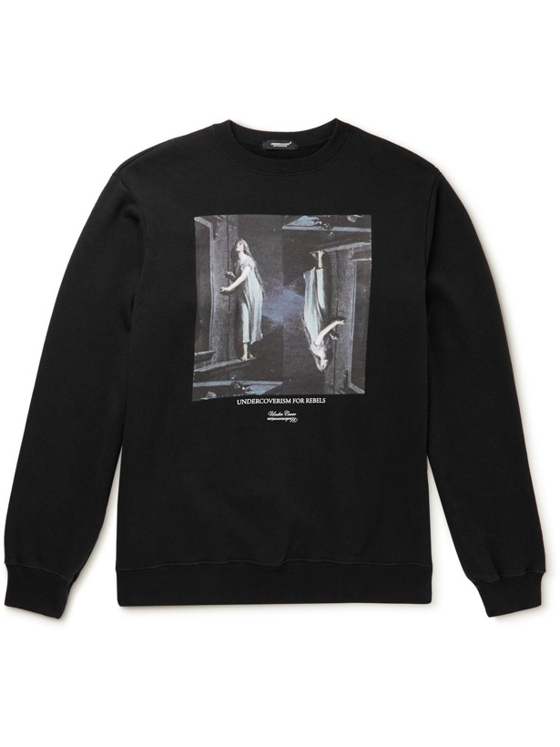 Photo: UNDERCOVER MADSTORE - Printed Cotton-Jersey Sweatshirt - Black