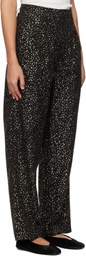 Bode Black Glitter Murray Trousers