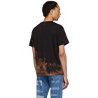 424 Black Reworked Bleached T-Shirt