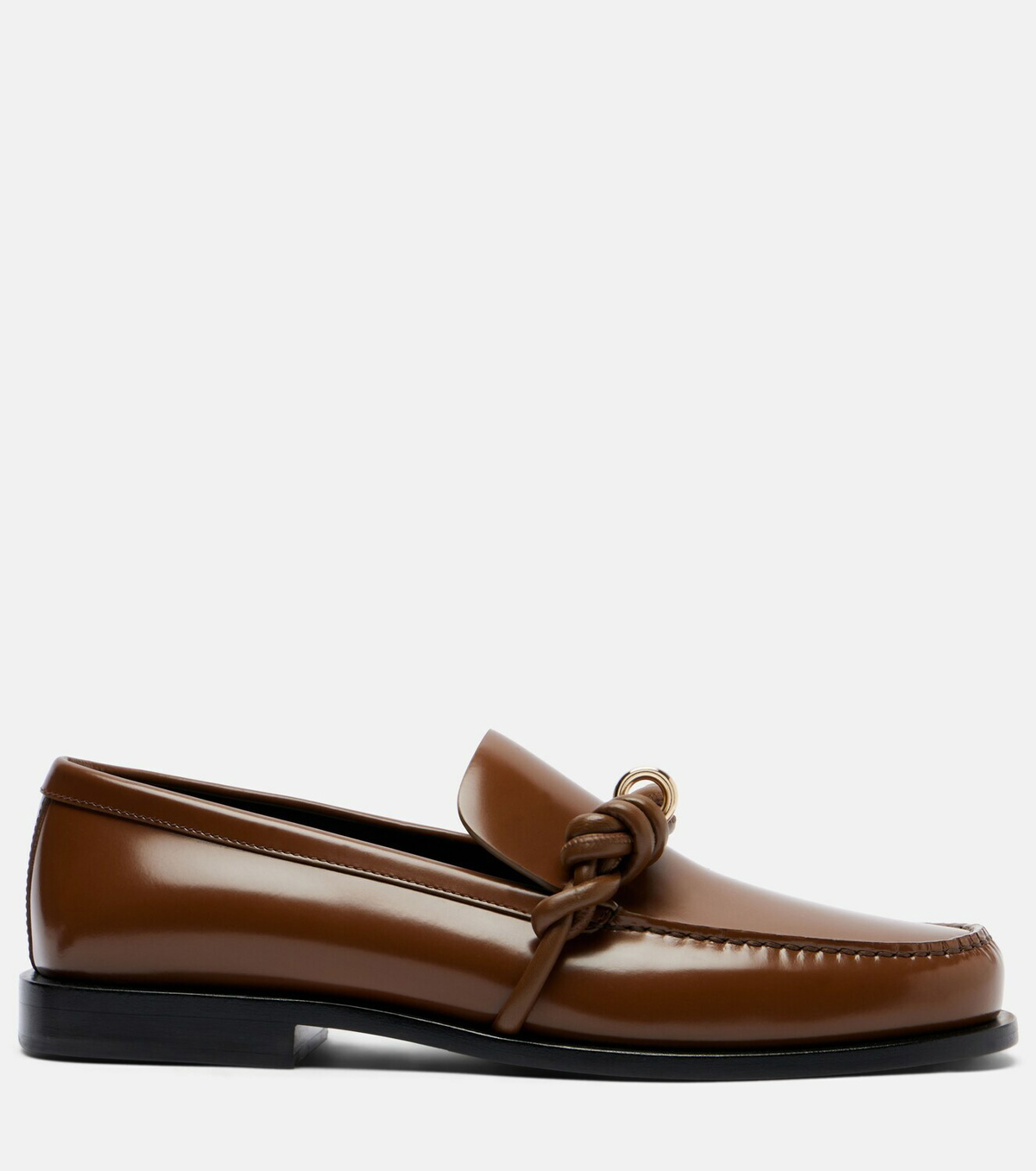 Jil Sander Tangle leather loafers