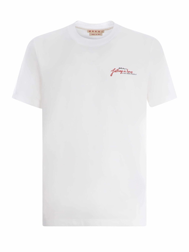 Photo: Marni Wordsearch Heart Print T-shirt