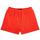 Howlin by Morrison Women's Howlin' Towelling Wonder Shorts in Red Fire